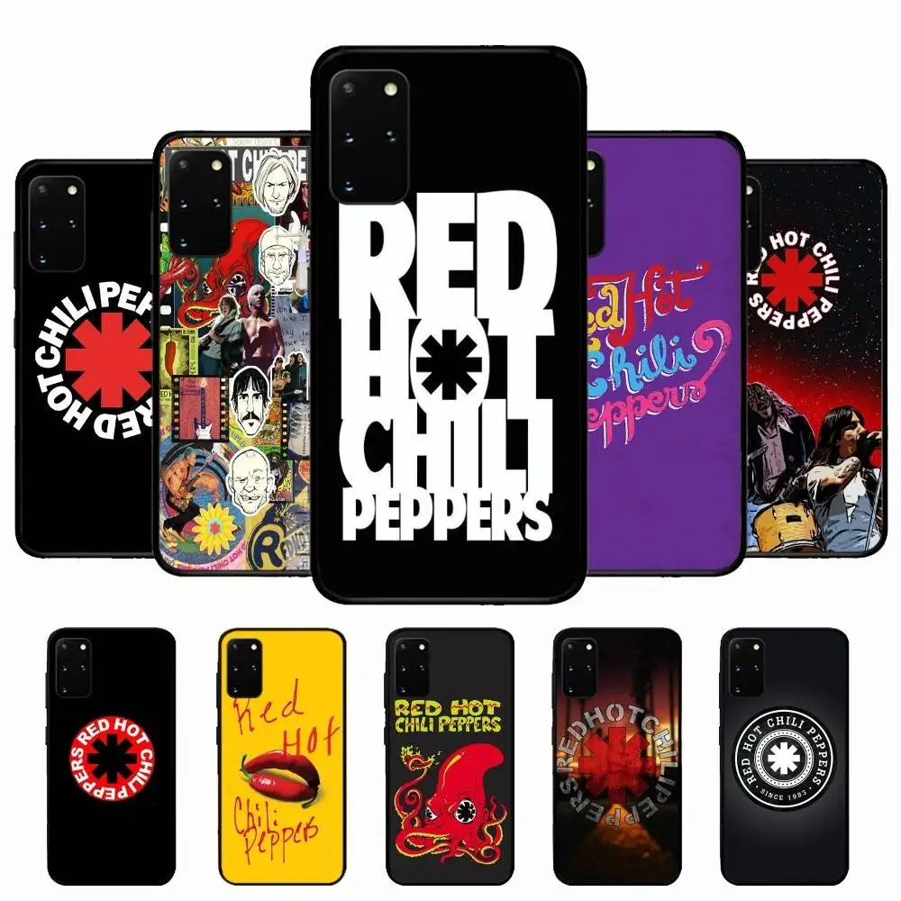 Red Hot Chili P-Peppers Band Phone Case For Samsung S 24 Fe 25 Ultra Plus 20 Lite 21 30 22 23 24 22 Ultra 5G Fundas