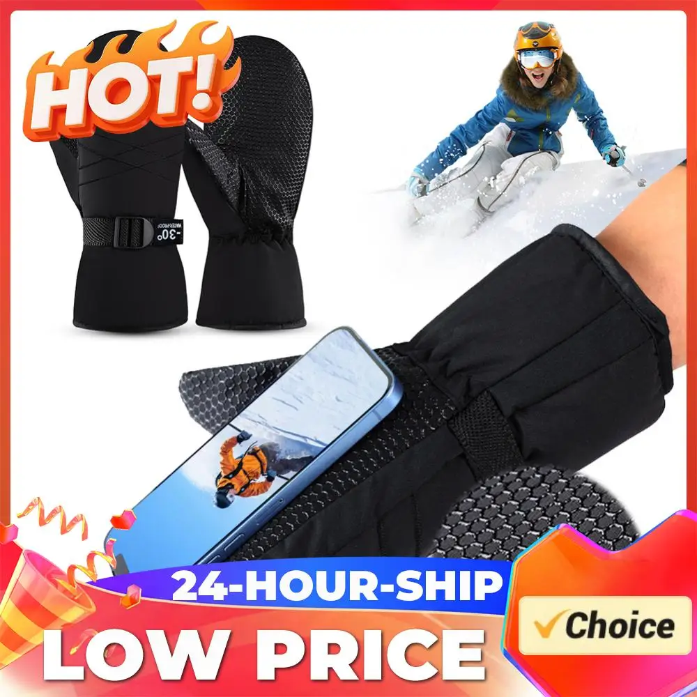 

Лыжные рукавицы, водонепроницаемые перчатки для снега, ветрозащитные перчатки для велоспорта, термоперчатки для сноуборда, перчатки для холодной погоды для мужчин и женщин