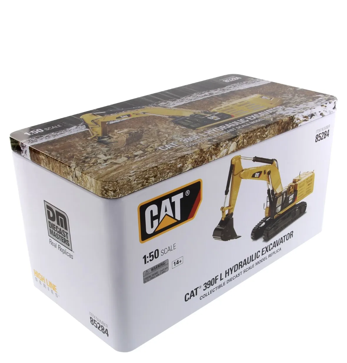 1/50 Schaal Legering Speelgoed Techniek Model 390F LME Graafmachine Jongen Verjaardagscadeau Scène Decoratie # 85284