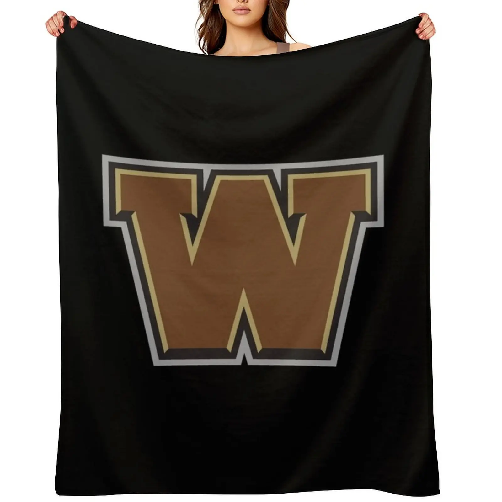 

The Western Michigan Iconic Throw Blanket Blankets Sofas Of Decoration halloween warm for winter Polar Blankets