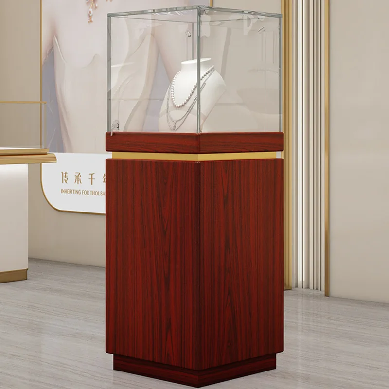 Jewelry Display Commercial Glass Museum Independent Cabinet Cultural Relics Ornament Exhibition Cabinet