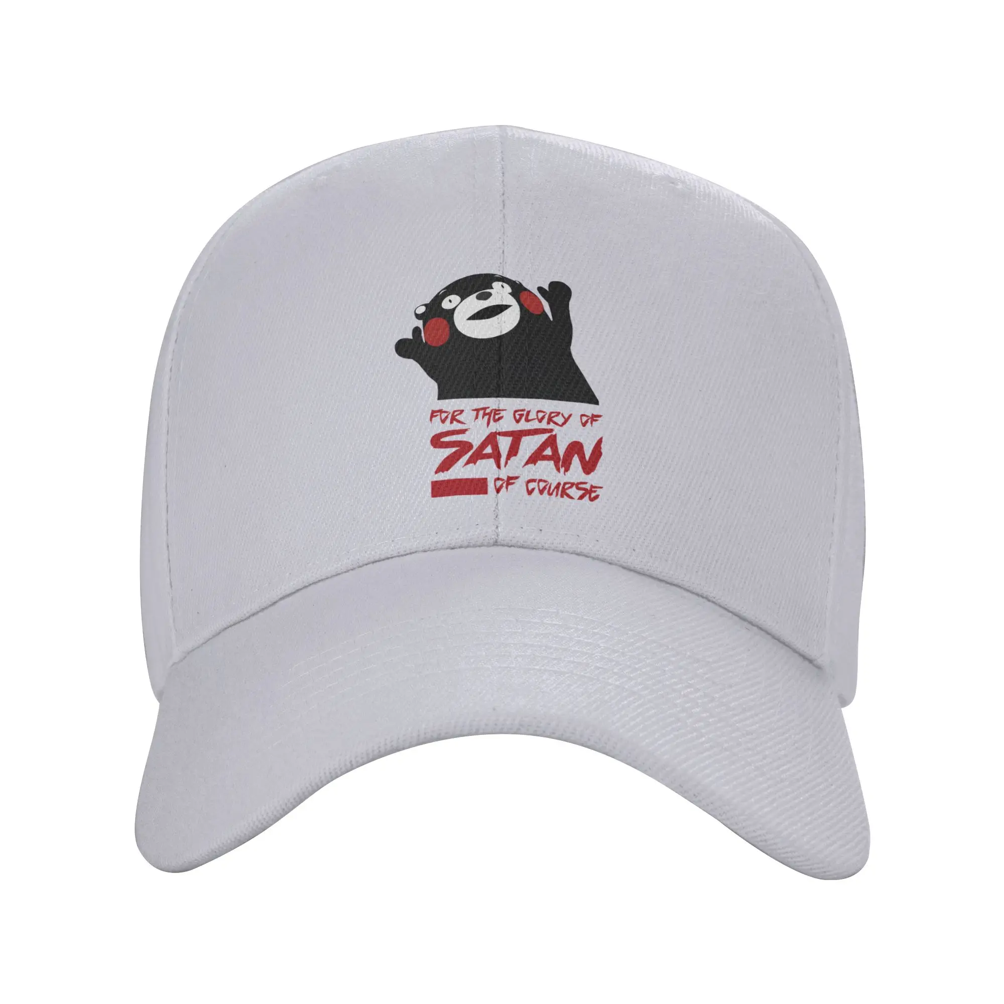 Summer For The Glory Of Satan Kumamon  Baseball Cap  Hiking Fishing Retro Sun Hip Hop Hats Men Adult High Quality Baseball Caps