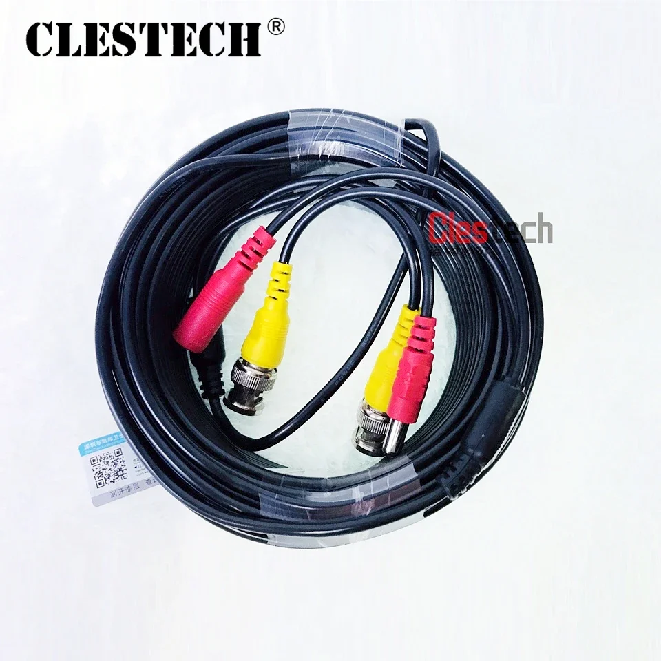 5m 10m 15m 20m 25m 30m 50m ALL Copper BNC+DC 2in1 Surveillance CCTV CAMERA Cables Video+Power HD AHD Security Wire Extended Line