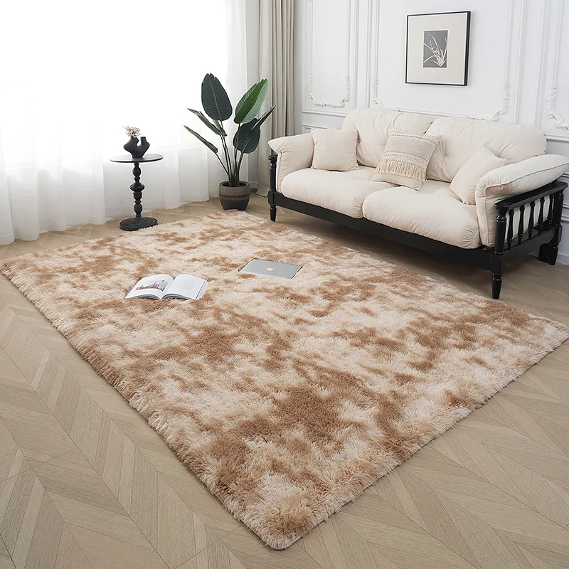 

VIKAMA Silk Wool Rug Bedroom Carpet Children Carpet Prayer Rugs Living Room Rug Large Room Decoration