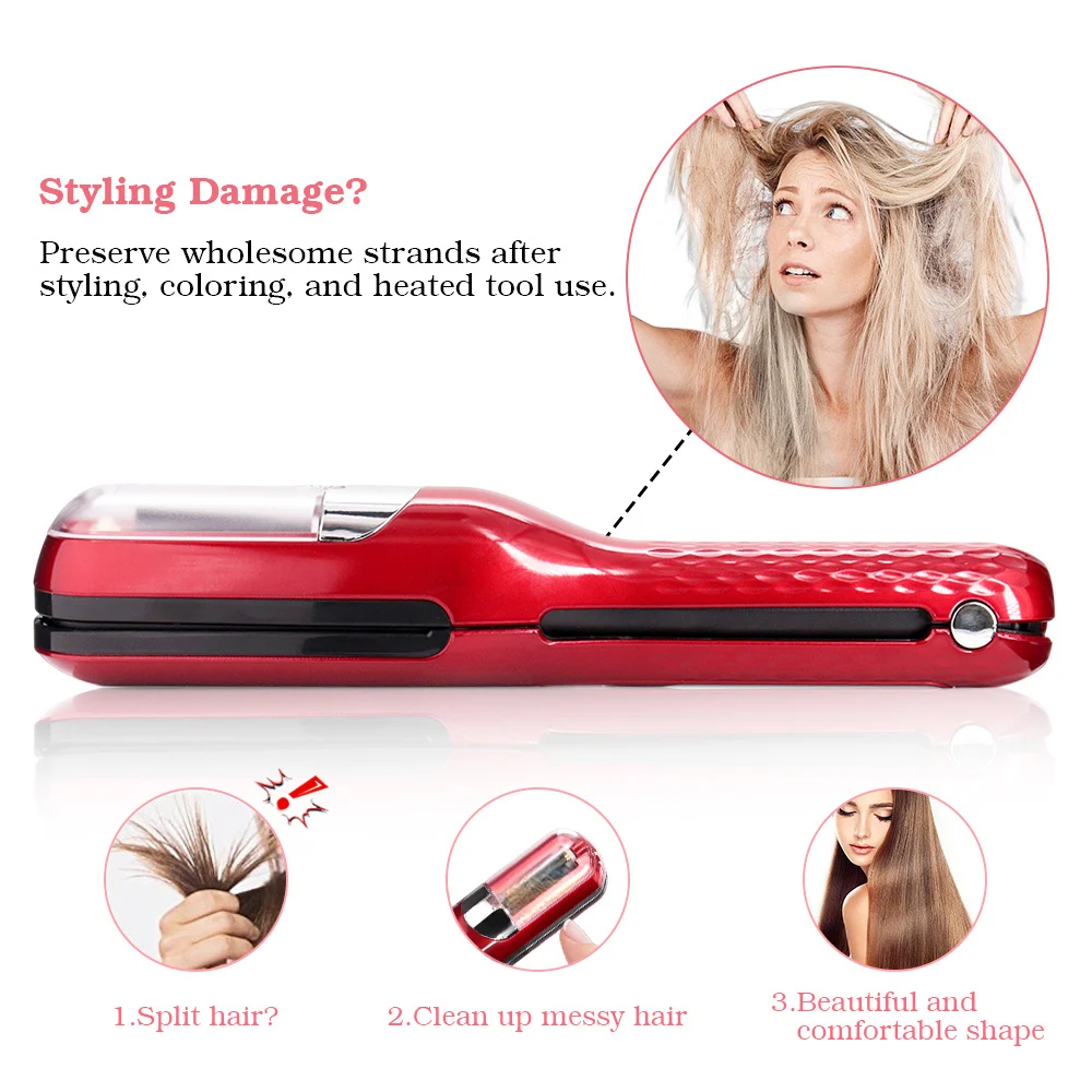 Split End Hair ch neider Type C Charge Automatic End Remover Damaged Hair Care Hair Cutting Machine Battery Hair ch neider with