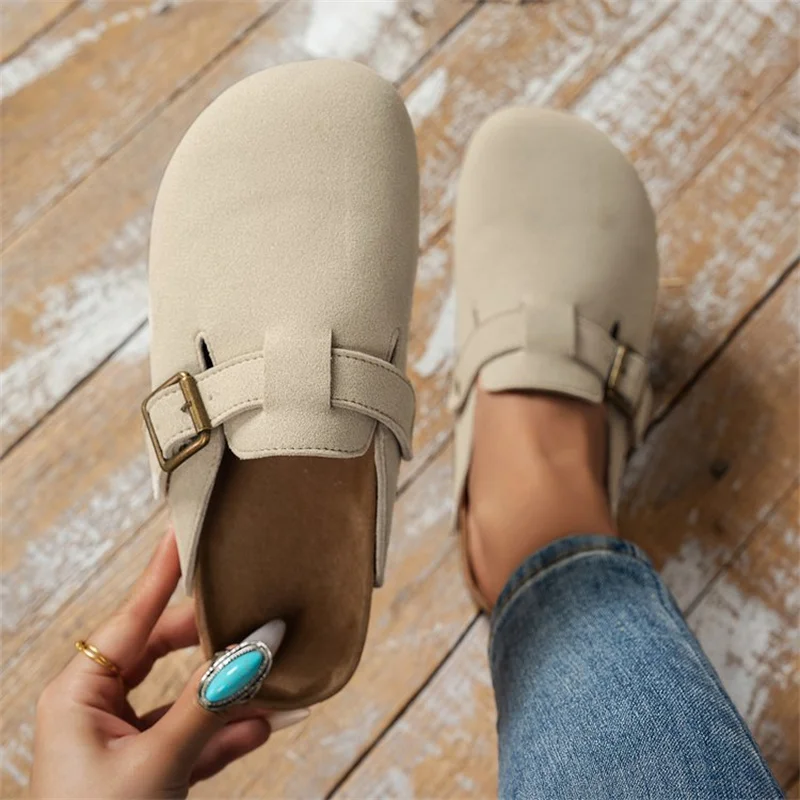2025 nuevas zapatillas de Mujer, zapatillas planas antideslizantes informales, Zapatos de Mujer a la moda, cómodas zapatillas para exteriores, Zapatos deslizantes para Mujer