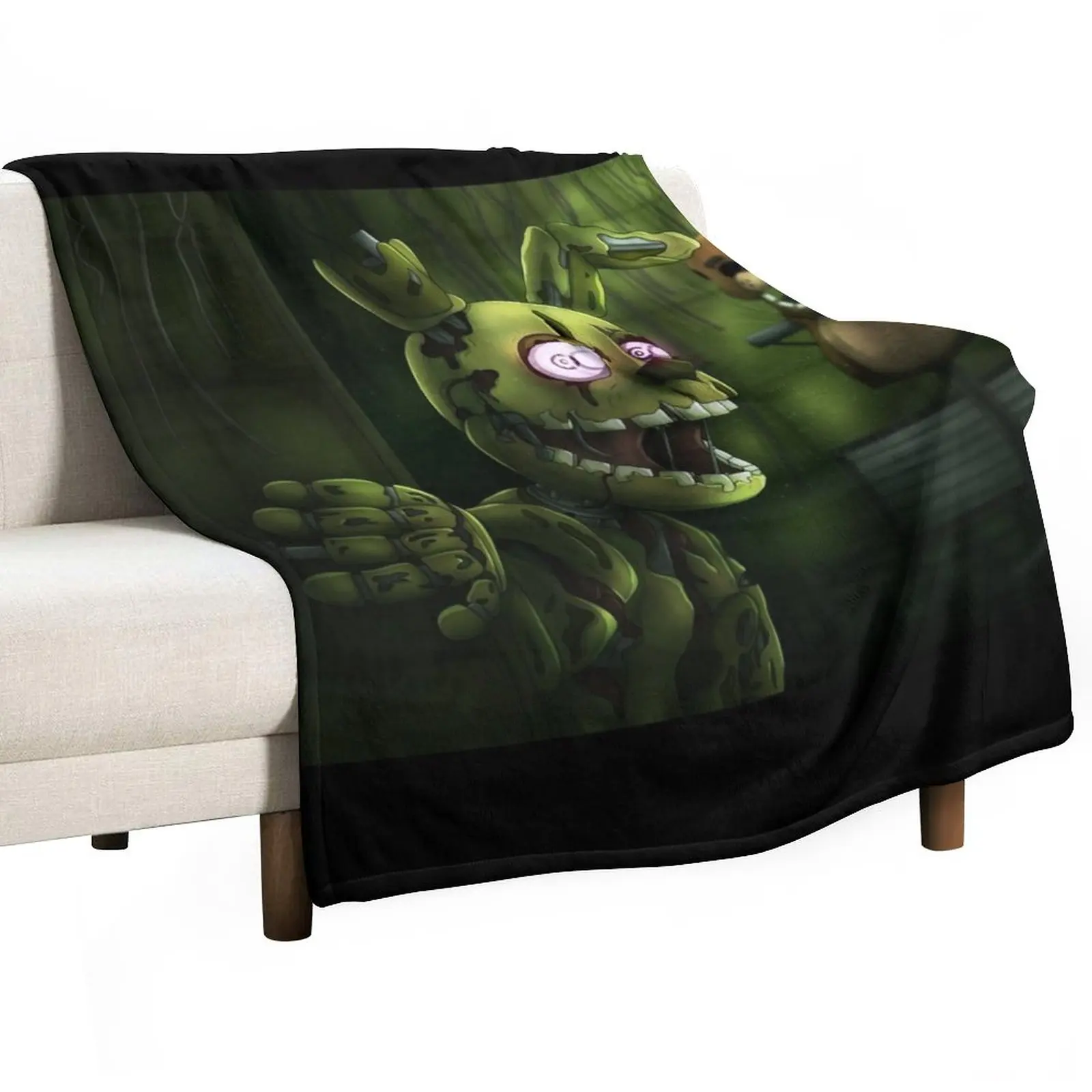 

Peekaboo - Springtrap Throw Blanket Winter bed blankets Luxury Blanket valentine gift ideas