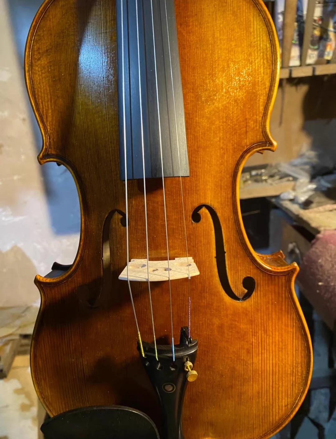 Antonio Stradivarius Handmade Violin 4/4 3/4 1/4 1/2 바이올린 ك retro Oil Varnish Professional violin with case bow free shipping