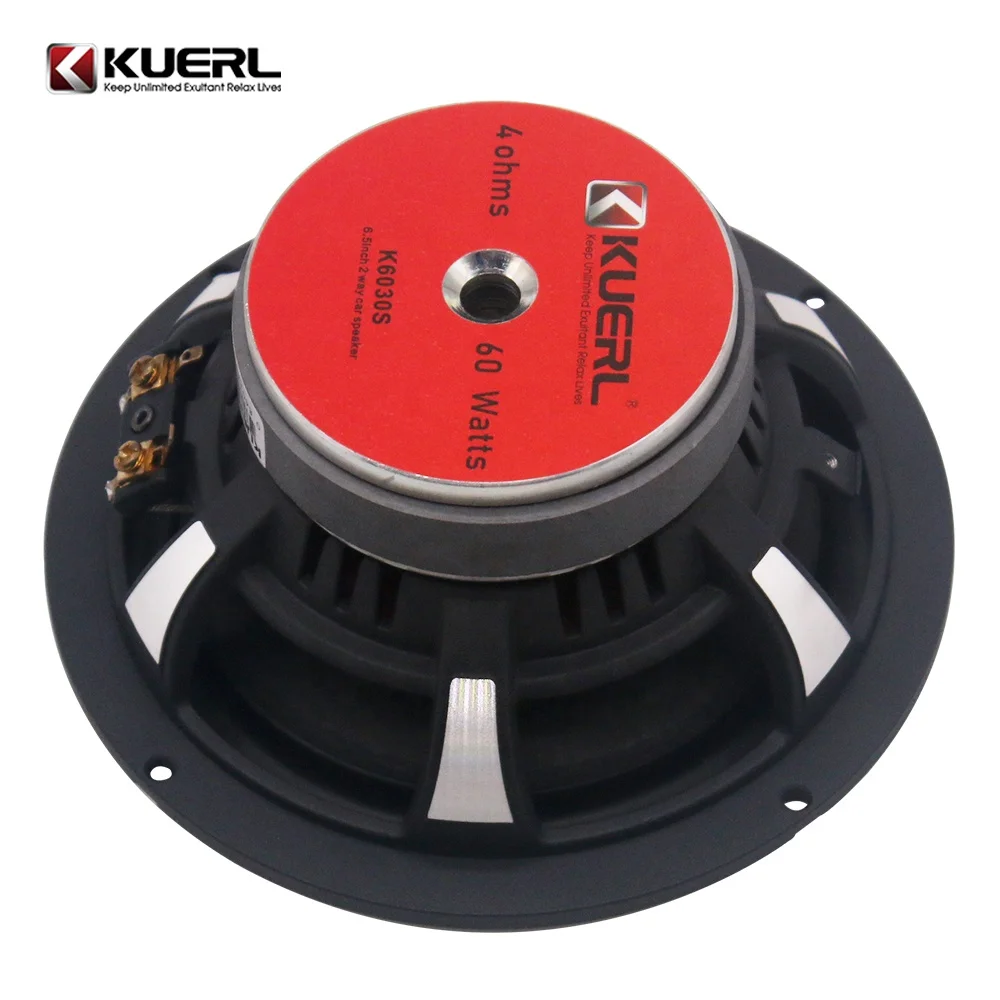 Manufacturer 6.5 Inch RMS 80W 2-way Component Speaker aluminum basin paper cone 25mm silk Dome 93DB Car Audio Speaker sets