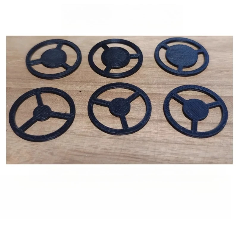 Microscope Dark‑Field Stop Set 6Pcs Outer Diameter 32mm Inner Aperture 9/11/13/15/17/19mm Dark Field Filter Ring Kit