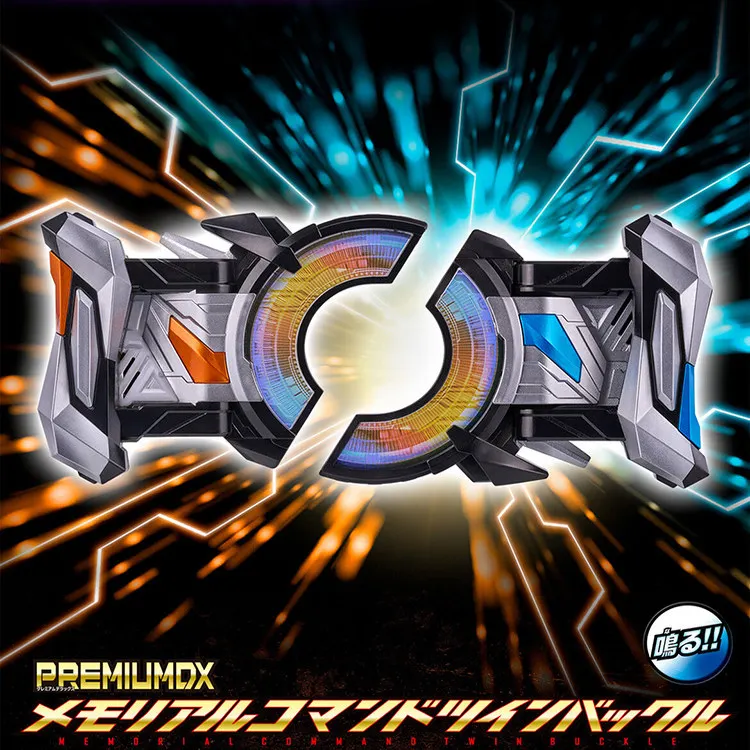 نموذج شخصية كامين رايدر جيتس من بانداي مع مشبك تحكم مزدوج وخطوط متميزة قابلة للتحول، لعبة تجميع