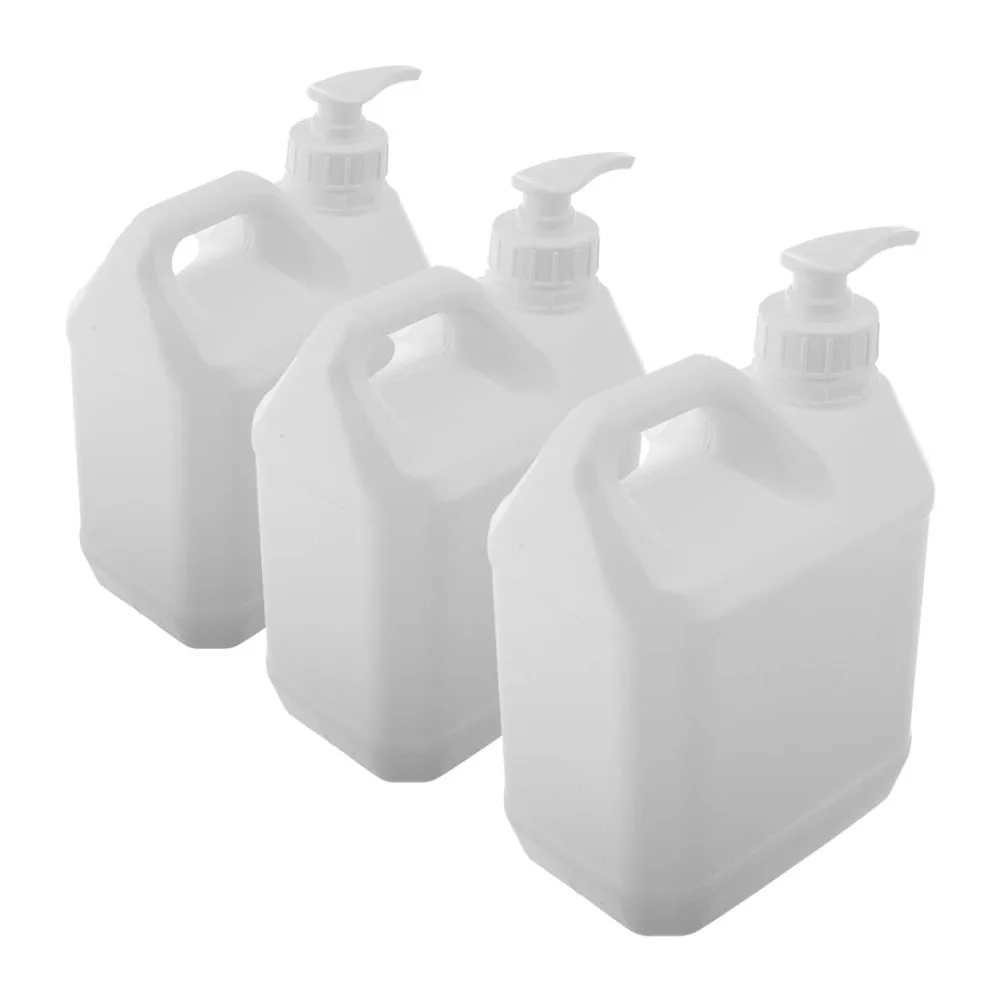 

3 Pcs Press The Pump Shower Gel Empty Bottle Liquid Dispenser Jug Soap Shampoo Plastic Containers for