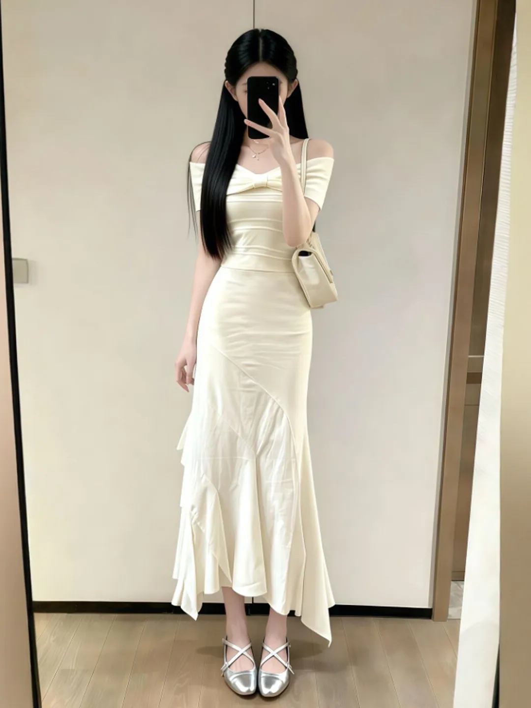 

Fashionable Knitted Two-Piece Set with Wrap around Skirt Elegant Ageless Summer Outfit Comfortable Short Sleeve T-Shirt And H...