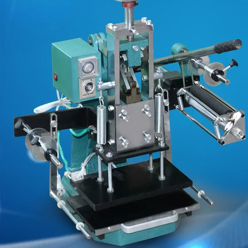 Power Tools New Manual Heavy Duty Hot Stamping Machine Pu Leather Paper Branding Hot Stamping Machine Business Card Elevator Tag