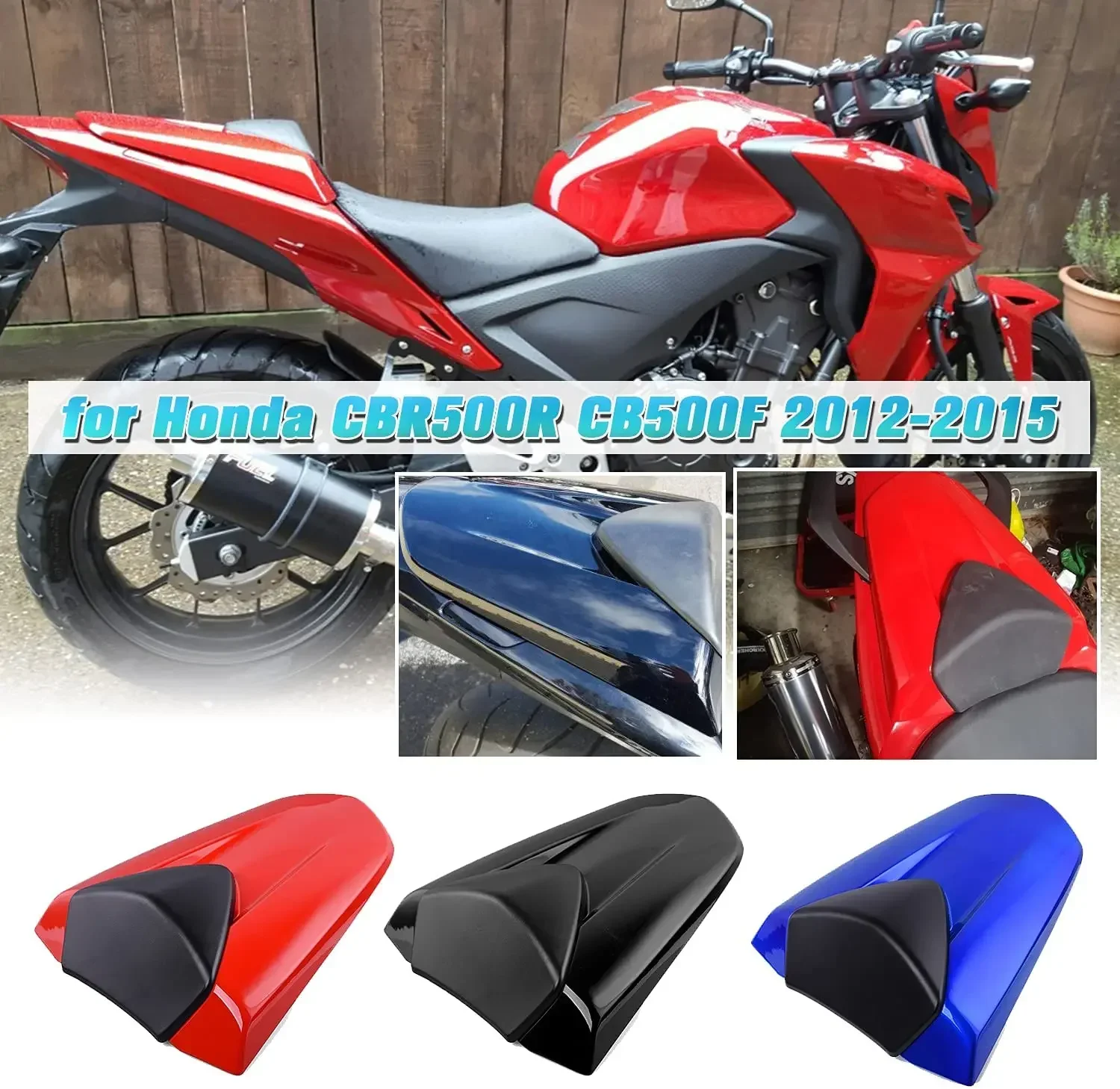 CB500F CBR500R Seat Cover Cowl Fairing Rear Pillion For Honda CBR 500R 2012-2015 16 17 2018 2019 2020 2021 CBR 500 R Accessories