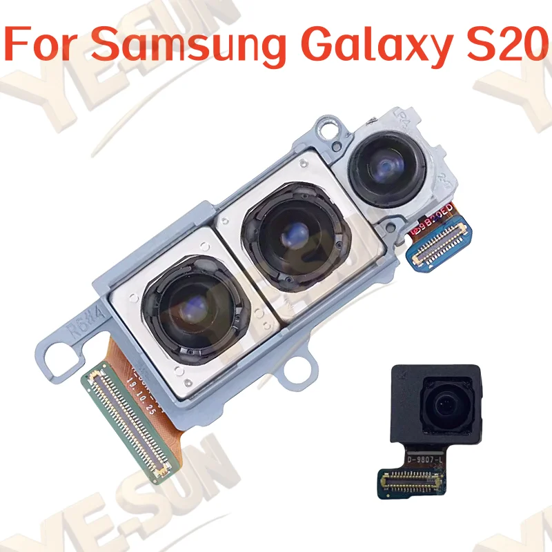 

Набор камер для Samsung Galaxy S20 SM-G981U SM-G981B, передняя камера + фото + широкий + основная камера, ремонт, запасные части