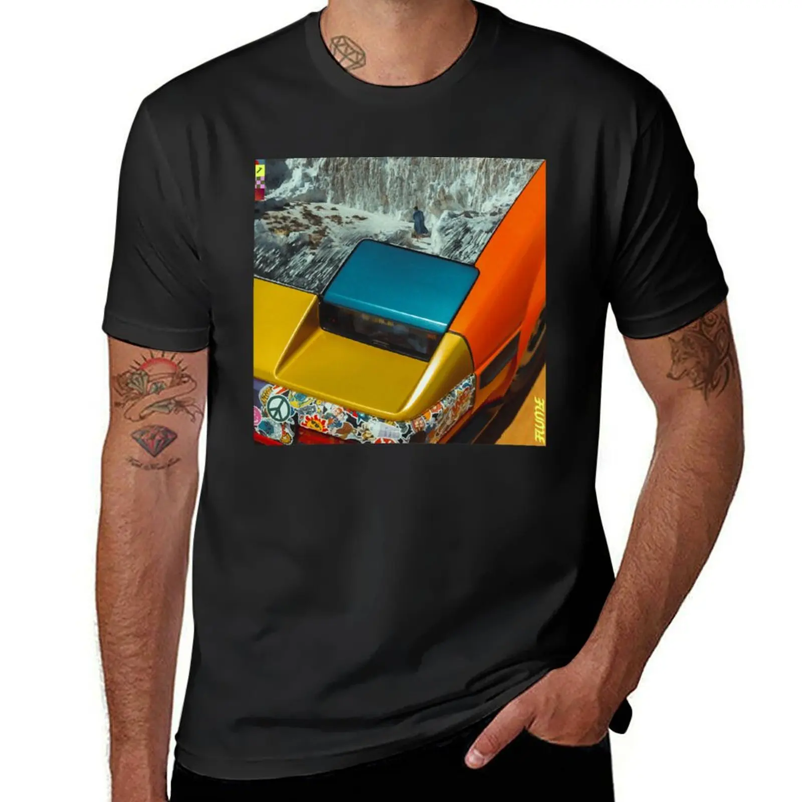 Flume Mixtape T-Shirt Aesthetic clothing oversized tees cute tops Men's cotton t-shirt