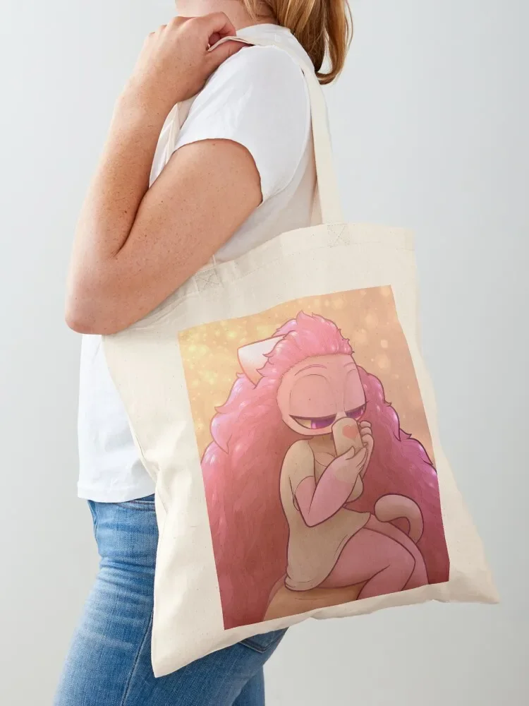 

Morning Coffee Tote Bag Shopper handbag large size bags Canvas Women's shopper bag