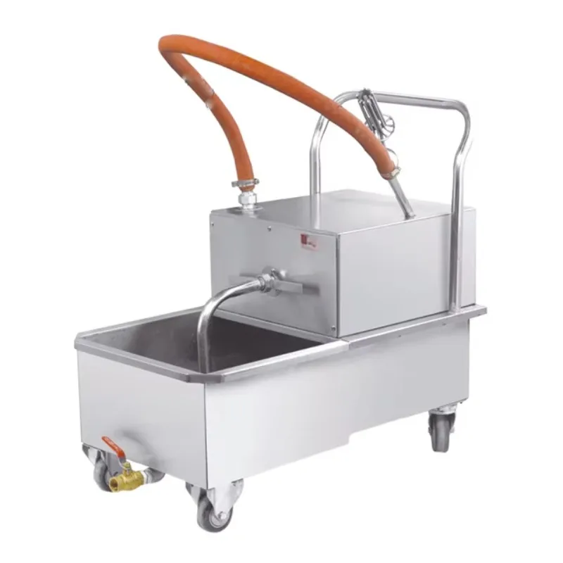 

Cooking Food Oil Filter Machine with Cart