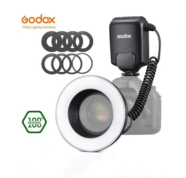 

Godox ML-150II ML150II Macro Ring Speedlite Flash Light For Canon Nikon Pentax Sony Olympus DSLR Camera