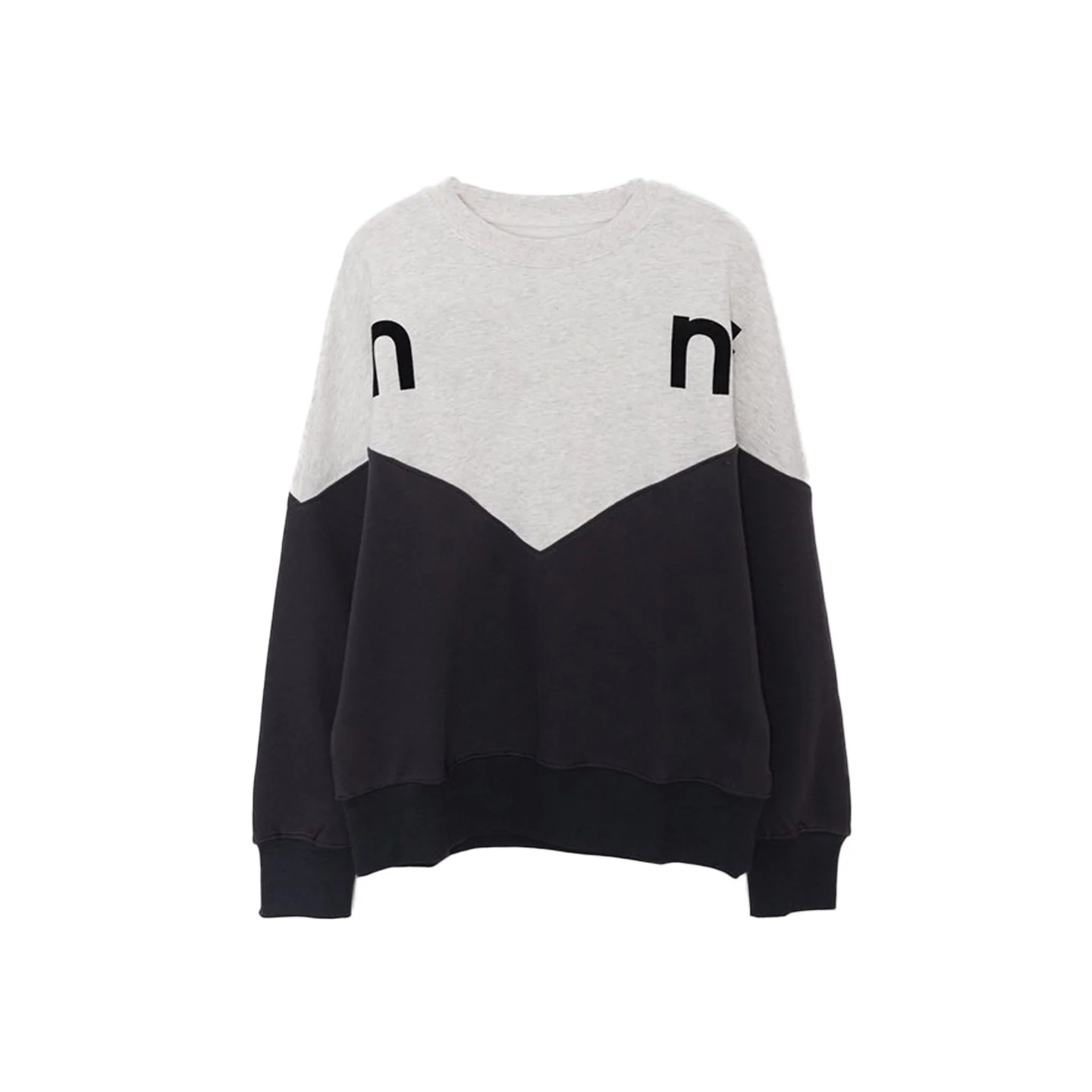 Trendy merk oversized dameshoodie Klassieke letter Floing Splicing Decoratie Casual Spor Velvet irt Batwing Sve