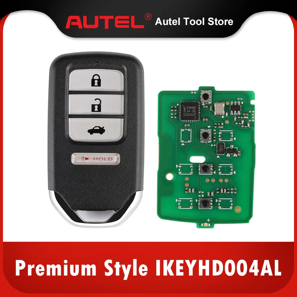 AUTEL MAXIIM IKEY Premium Style IKEYHD004AL for Honda 4 Buttons Universal Smart Key (Trunk)