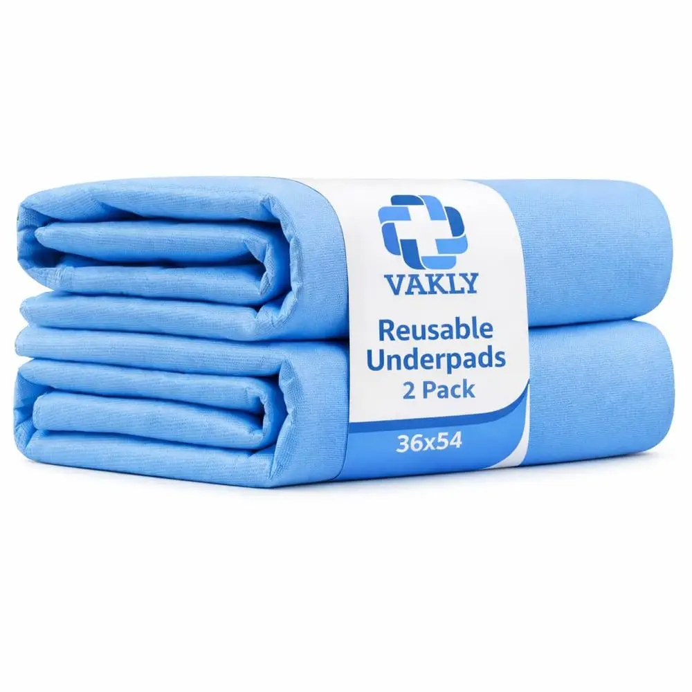 

Многоразовые водонепроницаемые впитывающие пеленки для кровати 36 x 54 дюйма, 8 штук в упаковке, с 4-слойной защитой, для инконтиненции, с высокой впитываемостью.