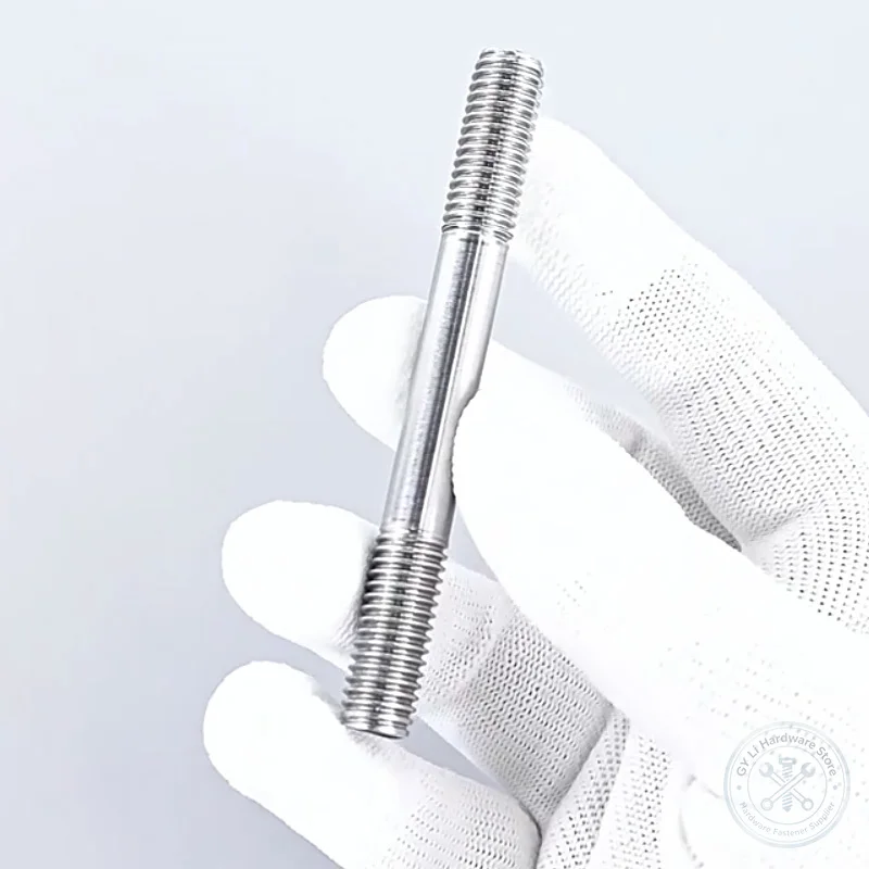 Double End Stud Bolt 316 Stainless Steel GB901 Equal‑Thread Threaded Rod M6‑M16 40‑150mm Metric Industrial Hardware Fasteners