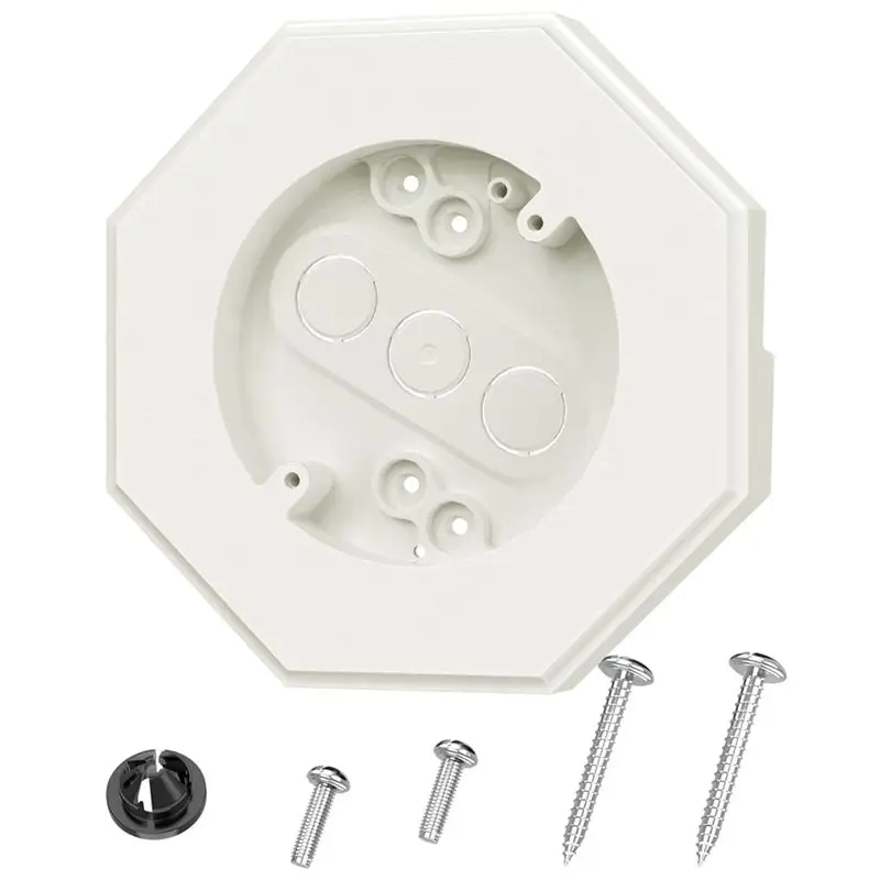 B69C Octagon Siding Mounting Kit, 8141 Vertical Siding Lamps Mounting Plate Siding Light Blocks For 1/2Inch Lap Siding