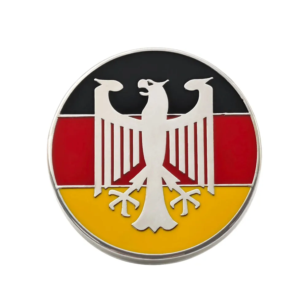 Germany Logo Flag Enamel Pin German Federal Eagle Metal Badges Retro Contrasting Circular Brooch Lapel Pin Backpack Jewelry Gift