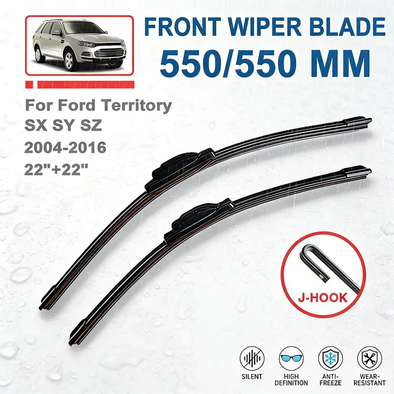 

22"+22" Front Windshield Wiper Blades For Ford Territory SX SY SZ 2004-2016 - Car Windscreen Replacement Accessories 2015 2014