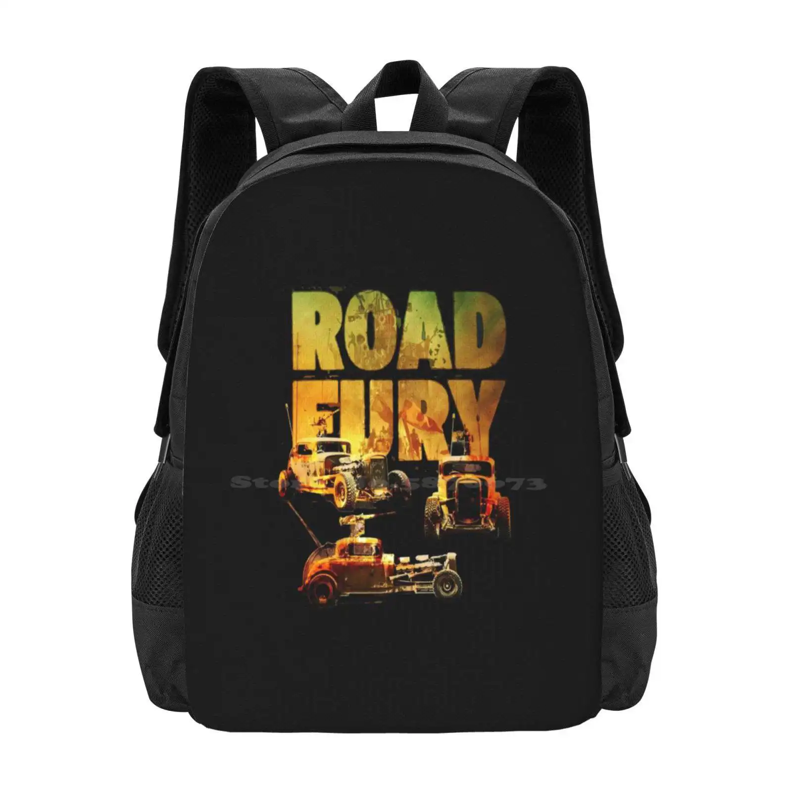 Road Fury - Mad Max Movie Hot Sale Schoolbag Backpack Fashion Bags Mad Max Road Fury Road Fury Movie Tv Movies Comics