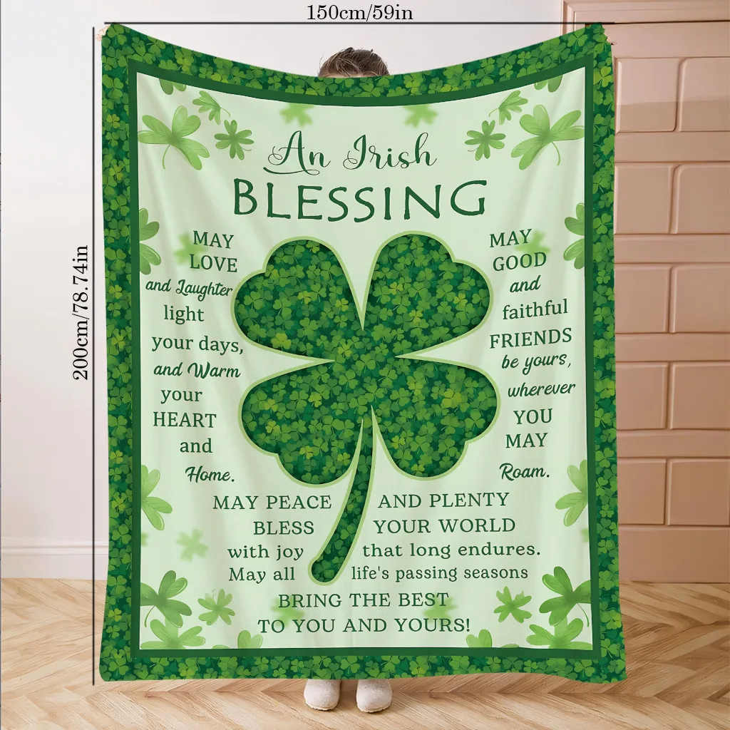 

Одеяло Irish Blessing Clover — всесезонное мягкое одеяло