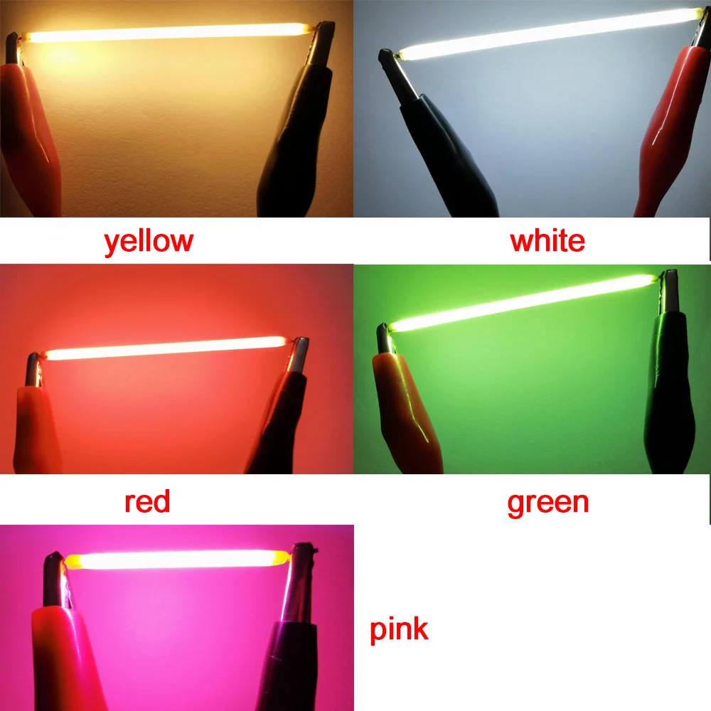 Ceramic Hard LED Filament DC3V 18.5mm 26mm 38mm 54mm 68mm DIY Edison Bulb Lamp Beads Diodes Accessories Decoration Light image 5