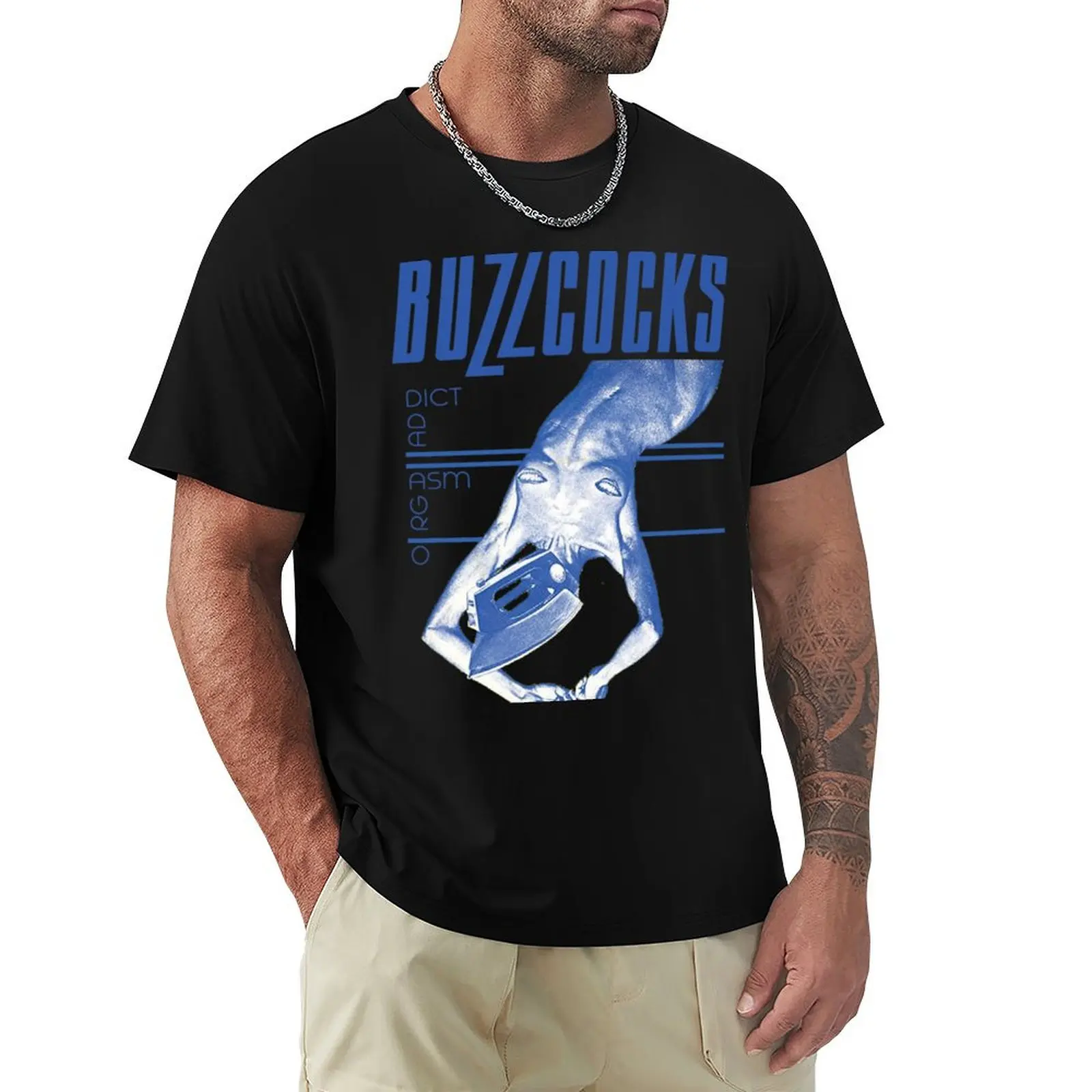 Buzzcocks - Orgasm Addict T-Shirt Heavy Duty Casual Work Tee
