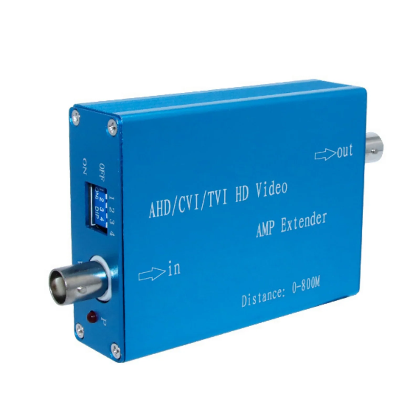 

0-800M Coaxial Cable AHD/TVI/CVI/CVBS 1080P Video HD Signal Amplifier Extender For CCTV Camera System HD Signal Transmission