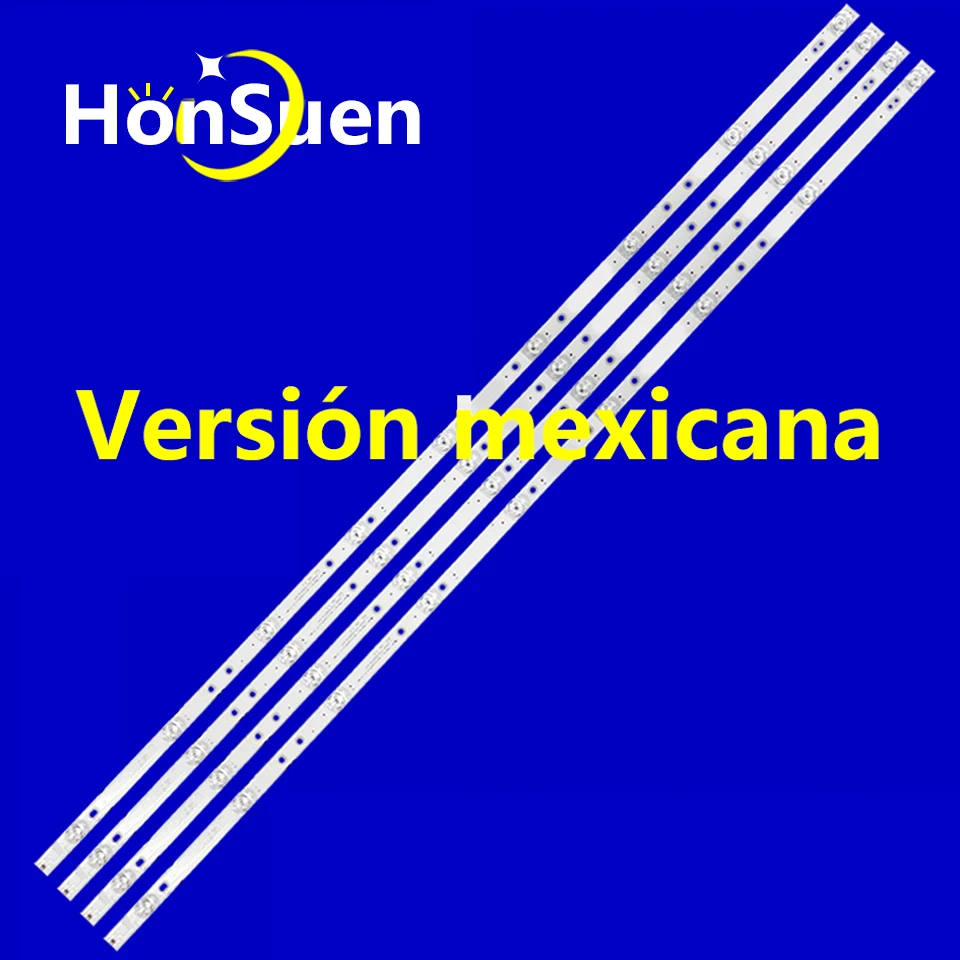 100% nuove strisce LED per Sansui 50 TV Smx50f3uad 6v 9 leds