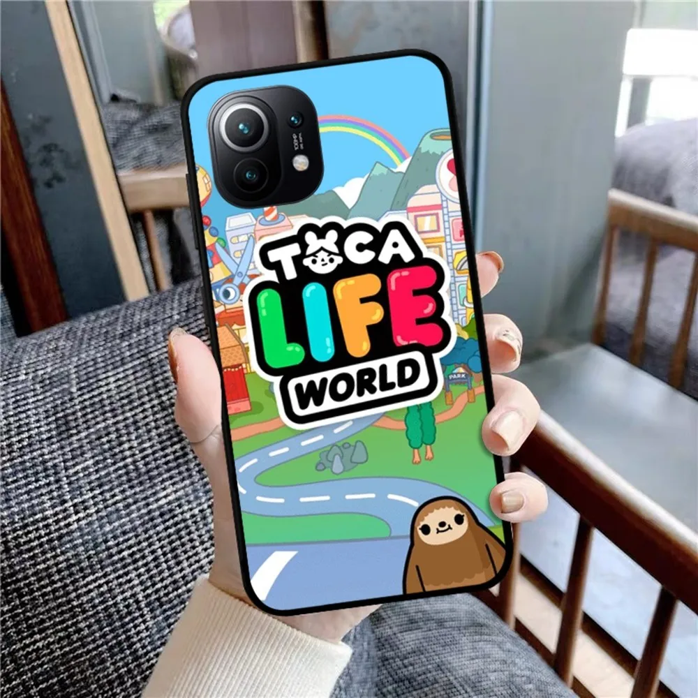 Funda de teléfono Toca Boca Toca Life World para Xiaomi Mi 5X 8 9 10 11 12 lite pro 10T PocoX3pro PocoM3 Note 10 pro lite