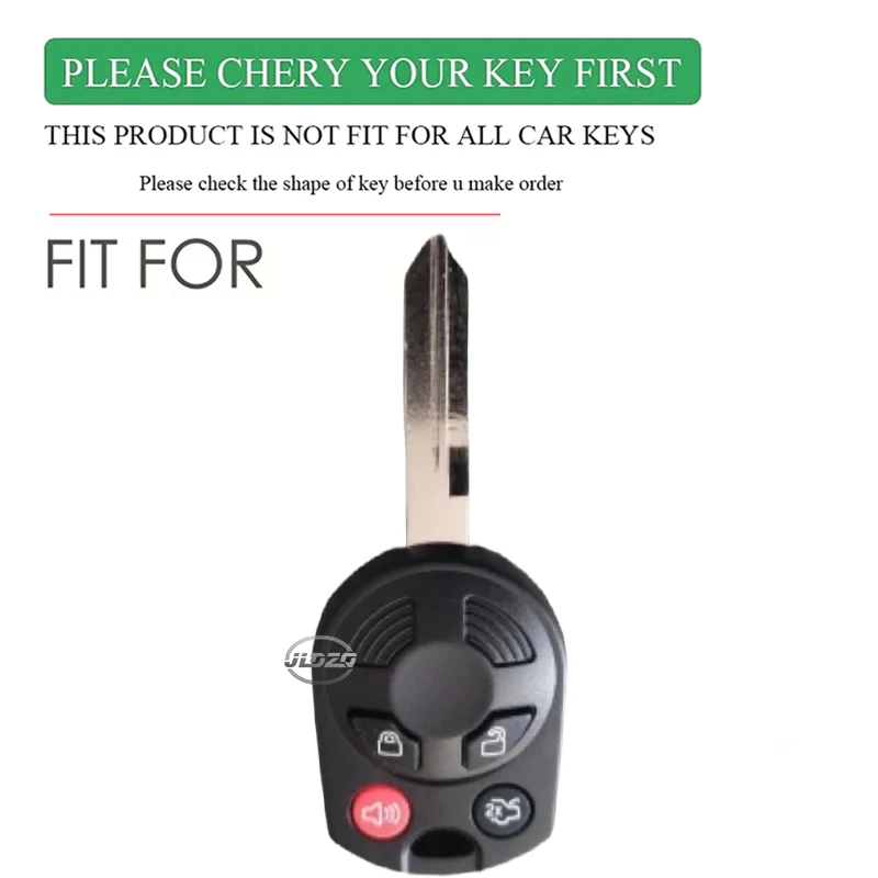 Silicone Car Key cover case For Ford Escape Fusion Mercury Edge Expedition Flex Mustang Taurus For Lincoln view 2
