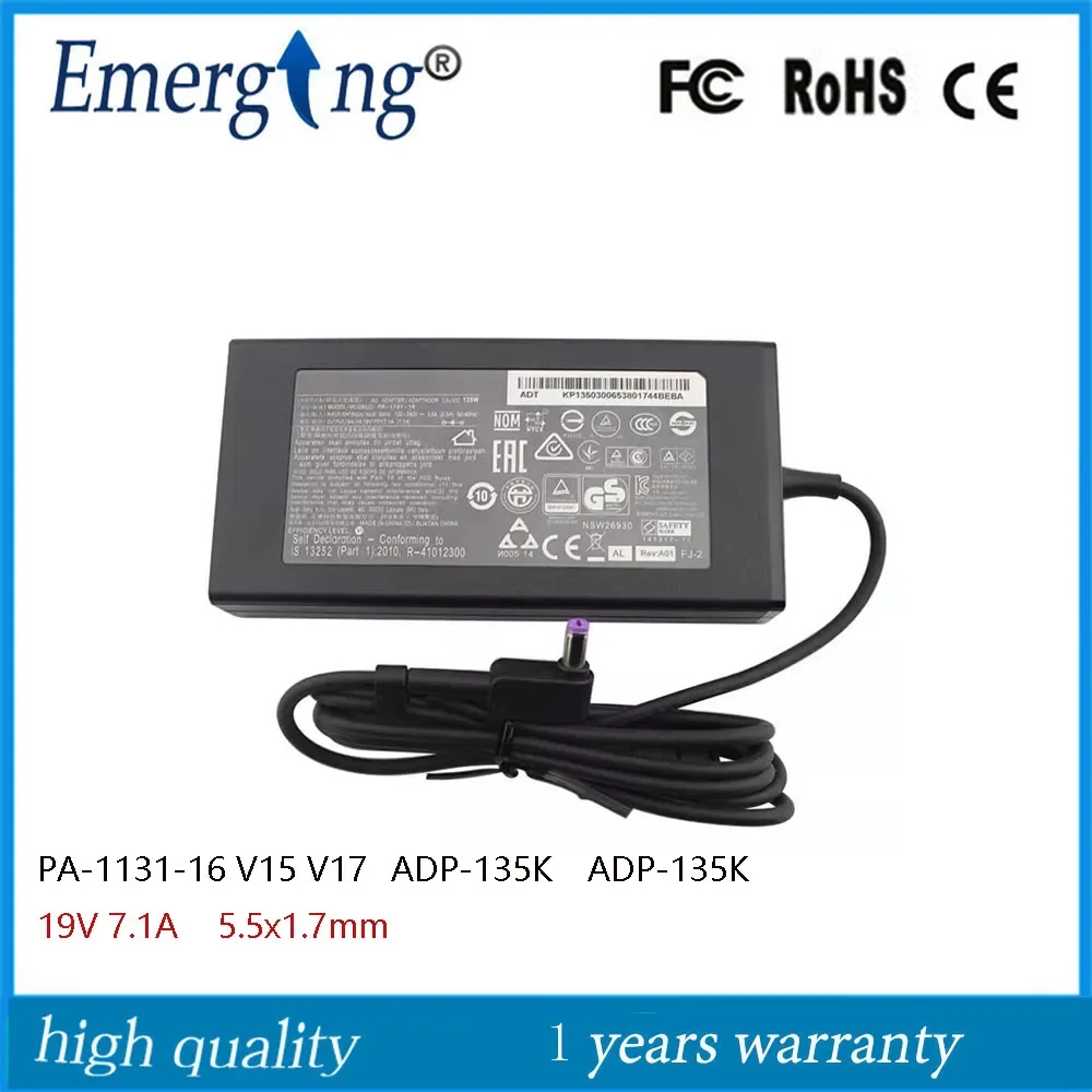 19V 7.1A 5.5*1.7Mm … - image
