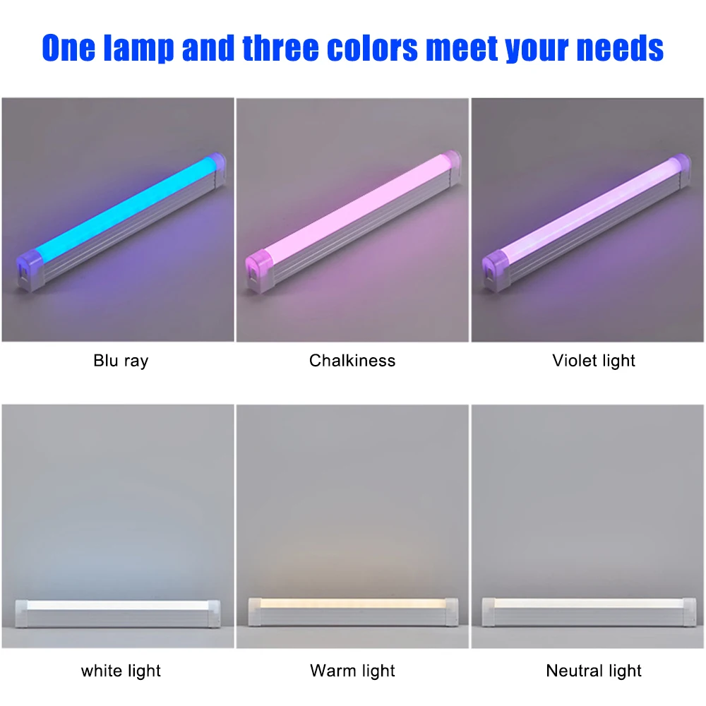 Multifunction LED Night Light USB Rechargeable Emergency Camping Light Bar 30W Hanging Lamp for Outdoor Indoor Work Lamp