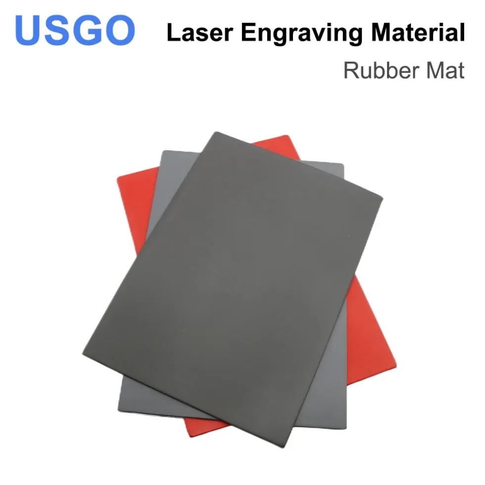 USGO Rubber Mat Laser DIY Engraving Materials for Laser Engraving & Marking Machine The DIY Printing and Engraving Materials