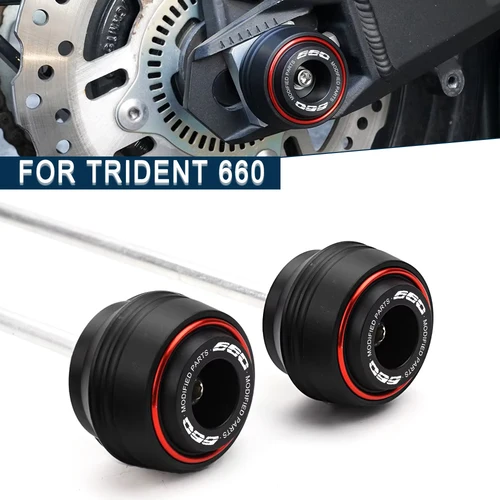 Nuevo Para Triumph Trident660 Tiger Sport 660 Daytona 660 accesorios de motocicleta eje trasero delantero horquilla deslizante Protector contra choques