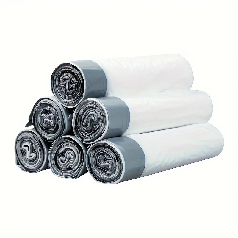 75pcs thickened household closure drawstring garbage bag, 45 * 50 lifting rope bag, garbage bin plastic bag