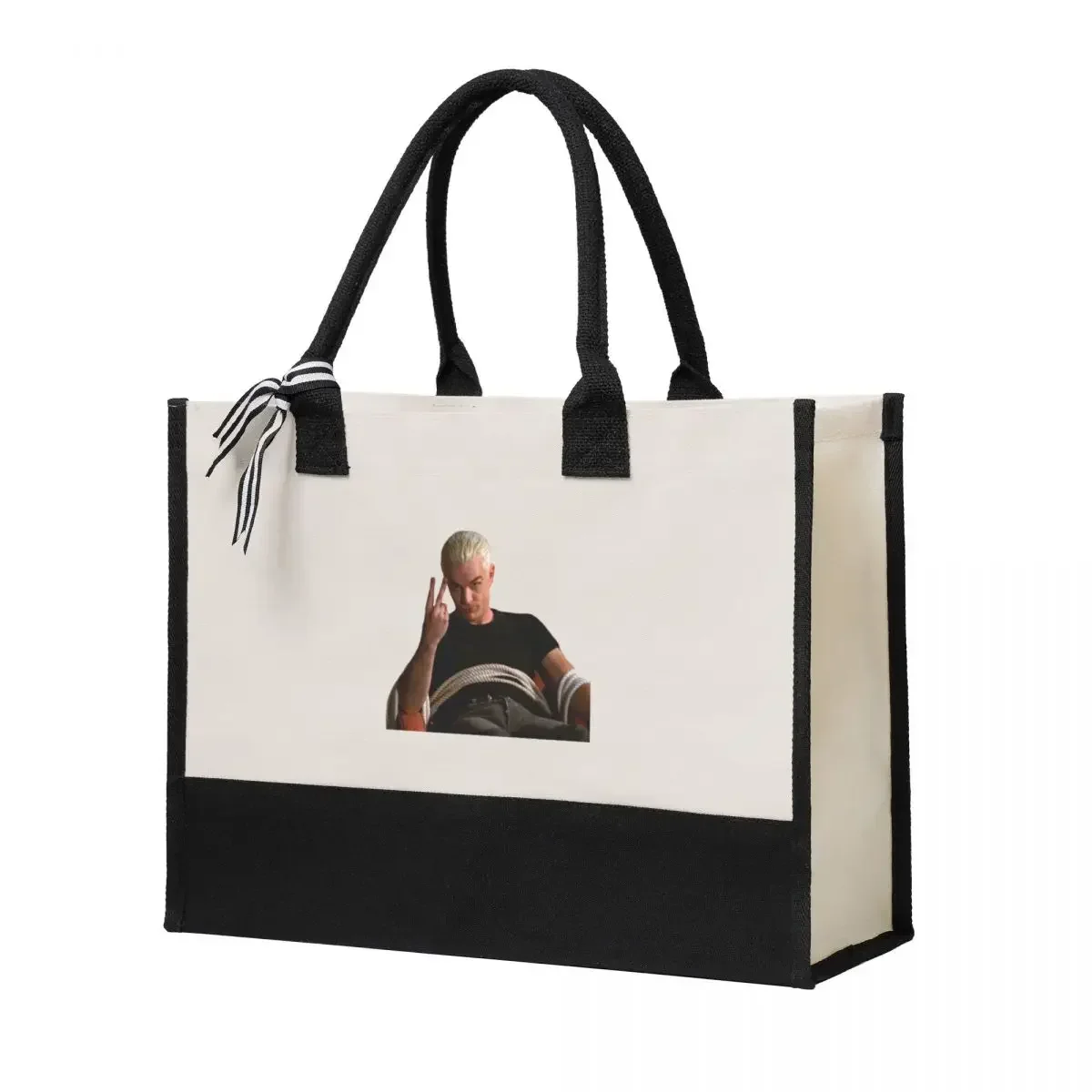 Canvas Gift Shopping Bag Spike Tied Up Canvas Large Capacity Bag Customizable Quality Gifts