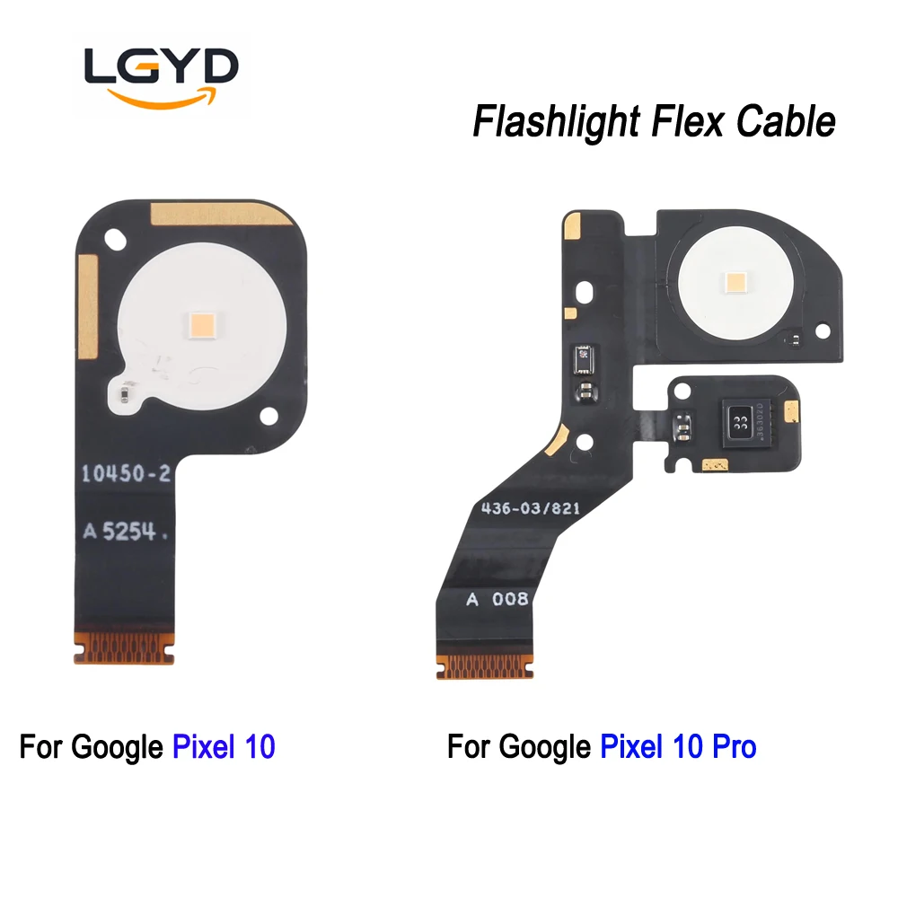 Flashlight Flex Cable For Google Pixel 10, For Google Pixel 10 Pro Flashlight Flex Cable Repair Replacement Spare Part