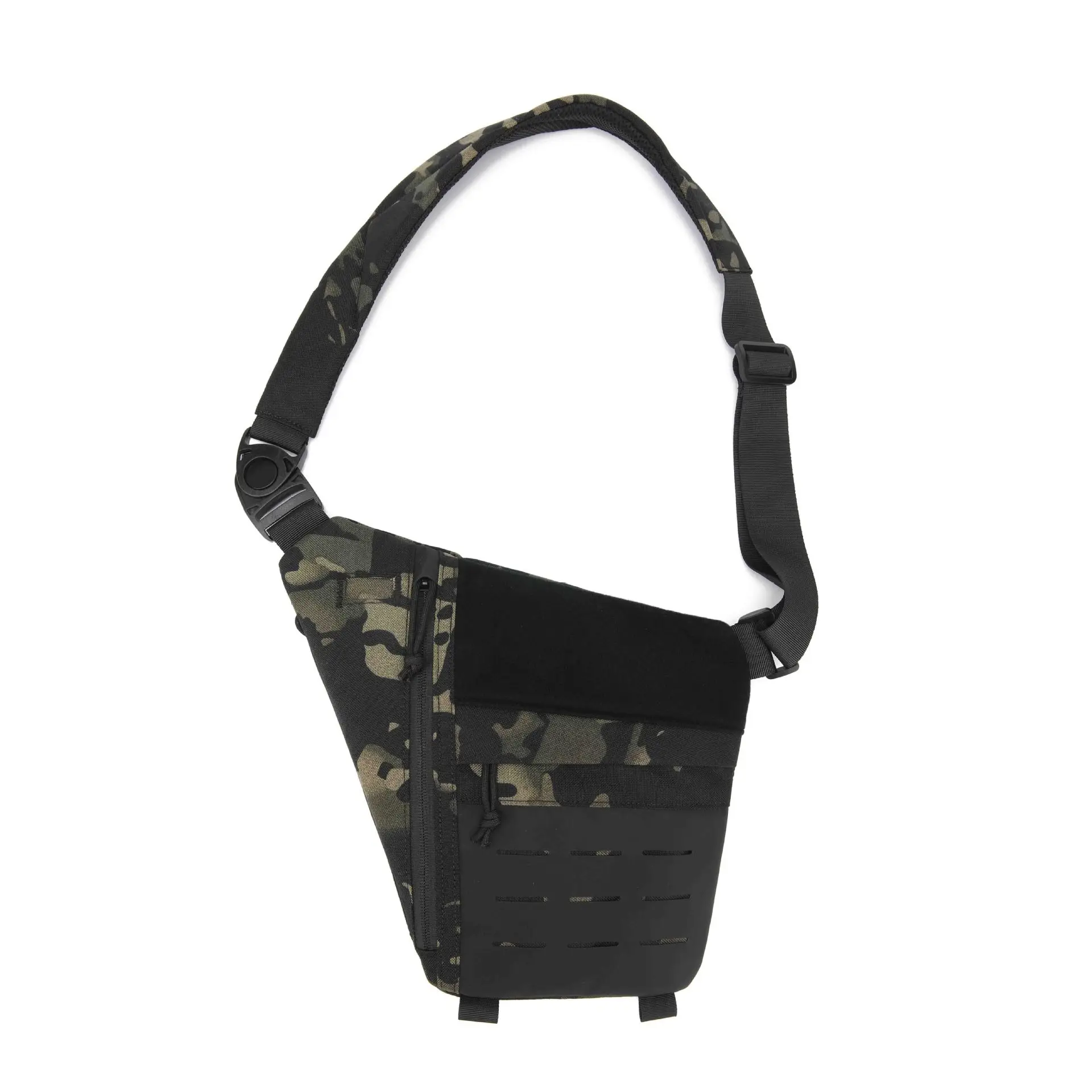 Outdoor Leisure Shoulder Bag, Anti-Theft Invisible Large Capacity Satchel, Tactical Multi-Function Chest Bag 1000d Nylon