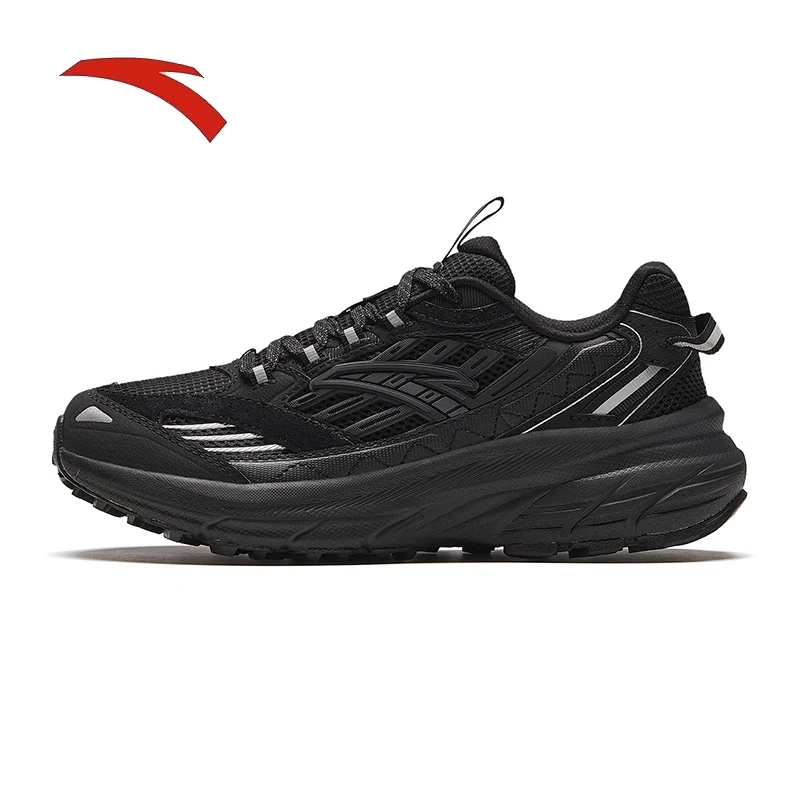 

ANTA AT957 Retro Running Shoes Women's Summer Leather Mesh Splicing Trendy Versatile Dad Shoes Casual Sports Shoes