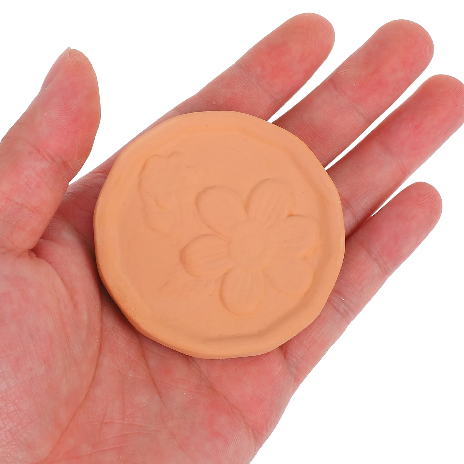 Reusable Brown Sugar Softener Disk Flower Design Terracotta Sugar Preserver Moisture Retaining Keeper for Kitchen Home