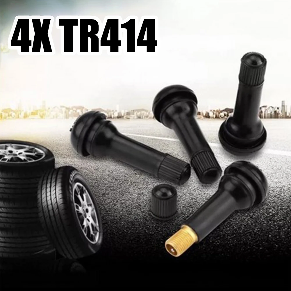 

TR414 Rubber Nozzle 4pcs Rubber TR-414 With Valve Core Other Motorcycle Parts Hot Sale Replacement Accessories